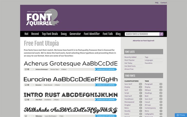 Font Squirrel
